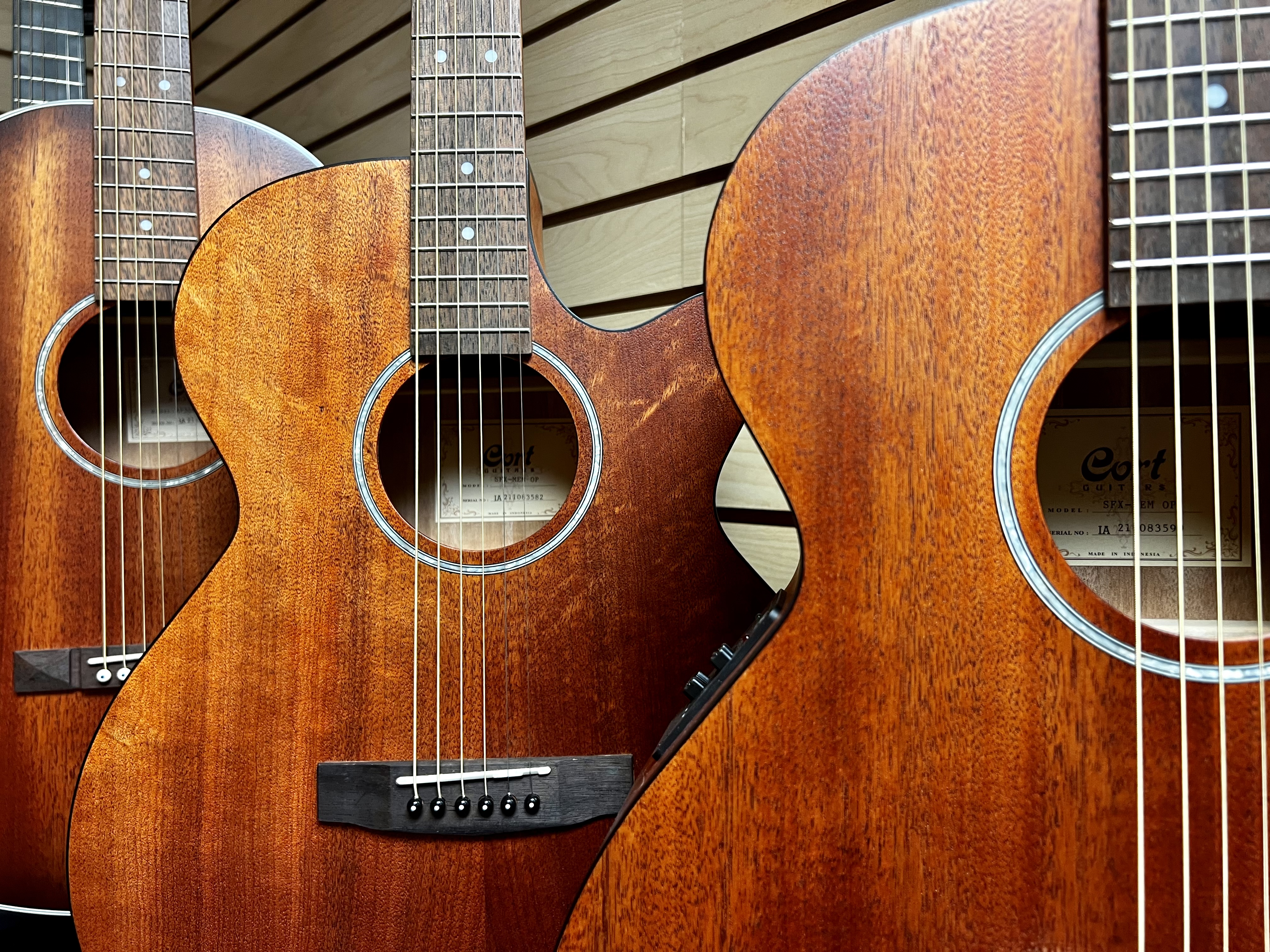 Guitar on display