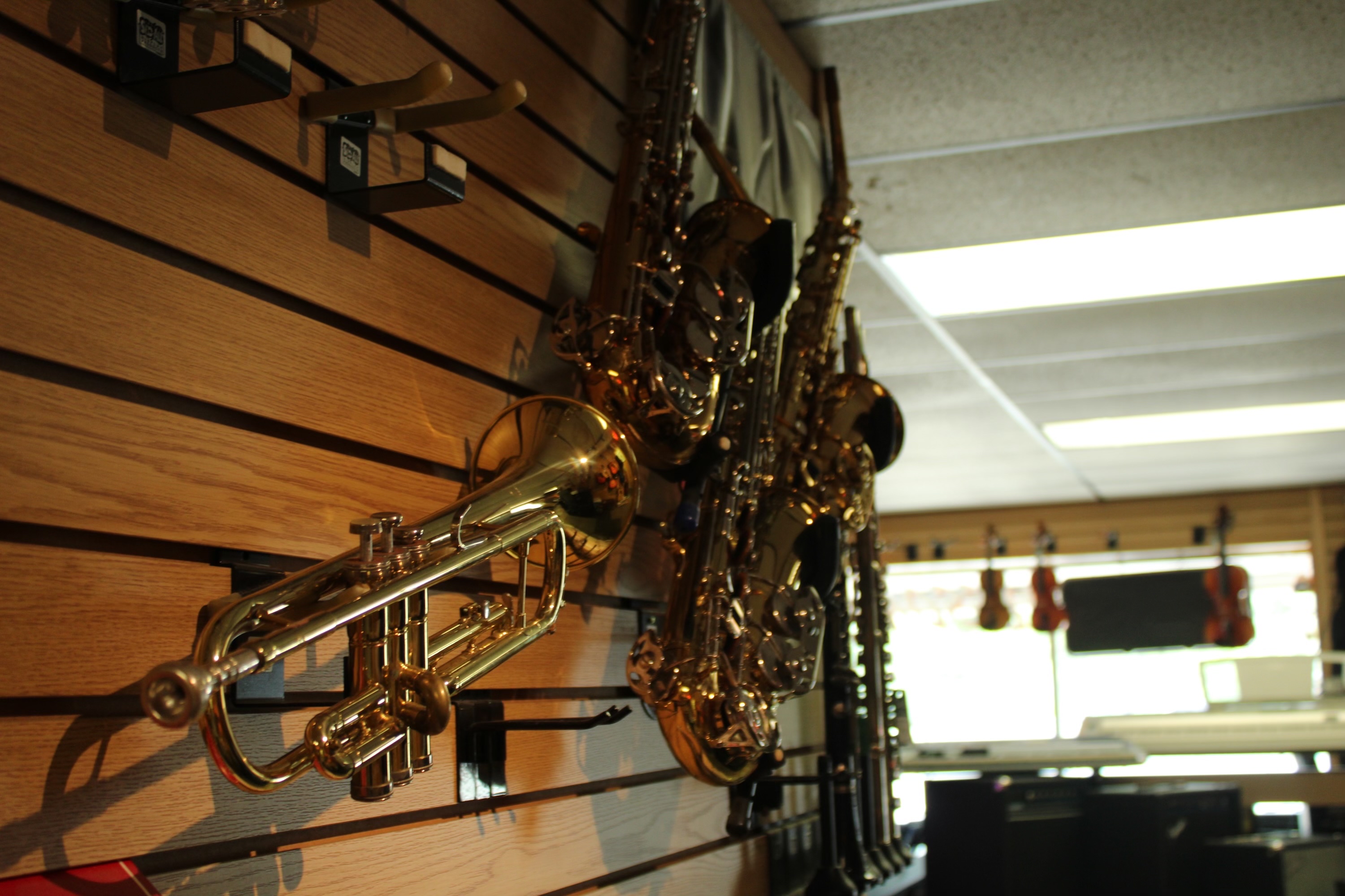 A Display in The Guitar Shop